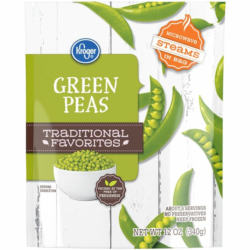 Kroger Traditional Favorites Frozen Green Peas view 1