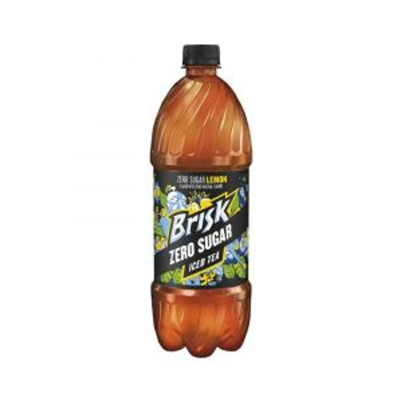 Brisk Zero Sugar Lemon Iced Tea 1L bottle