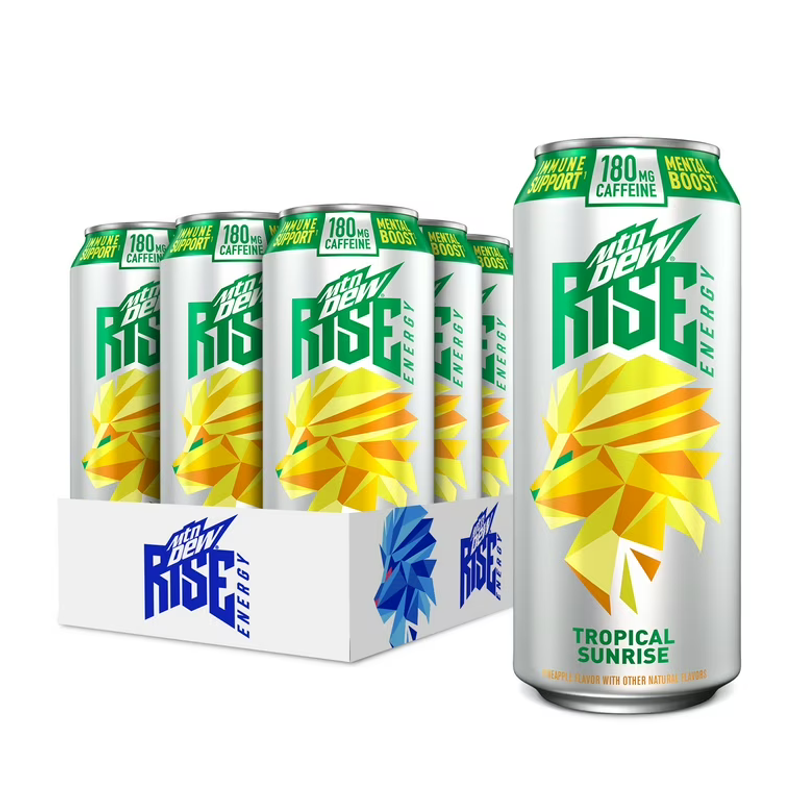 Mountain Dew Energy Tropical Sunrise view 1