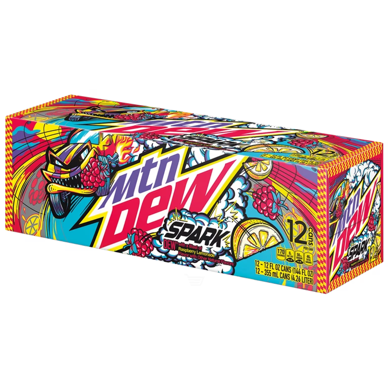 Mountain Dew Spark 12pk 144oz Cans