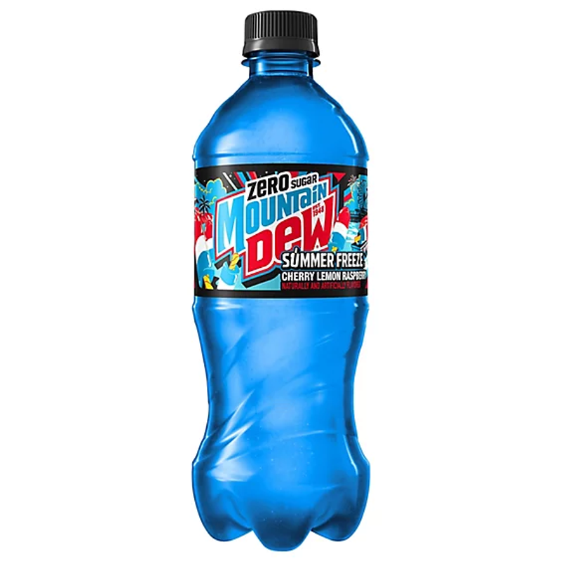Mountain Dew Zero Sugar Summer Freeze 20oz Bottle