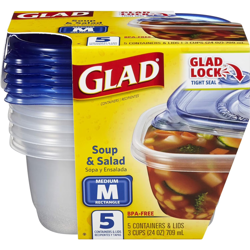 GladWare Soup and Salad Containers view 1