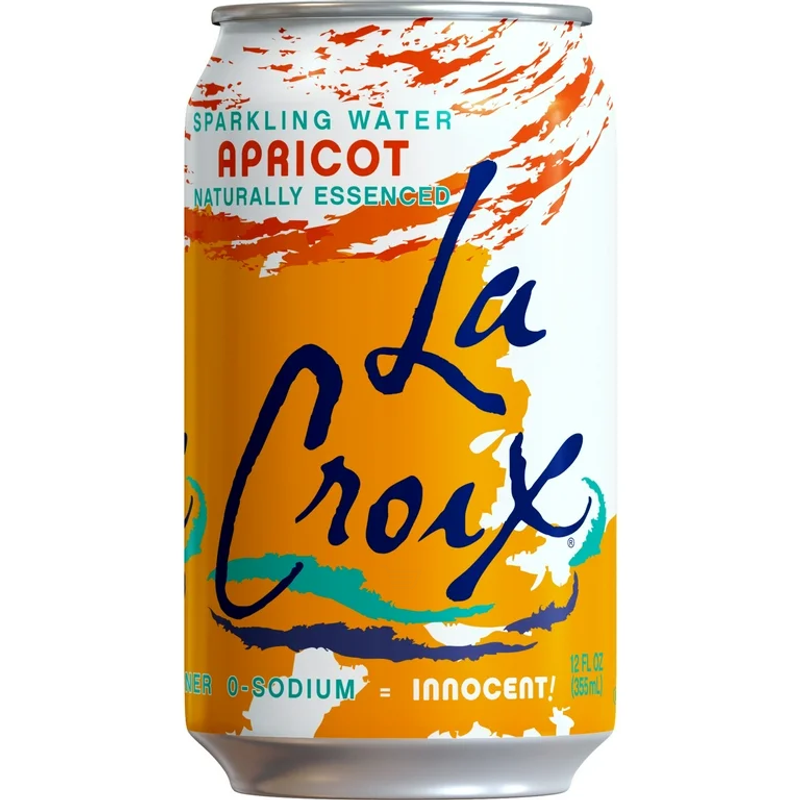 LaCroix Apricot Sparkling Water view 1