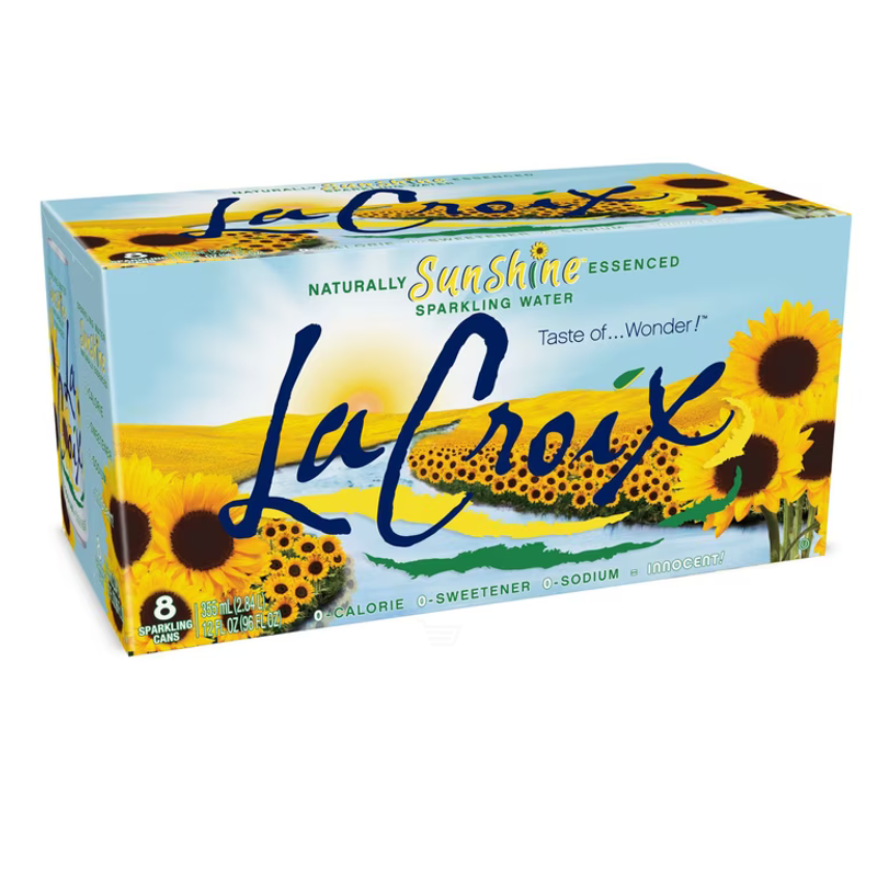 LaCroix Sunshine Sparkling Water view 1