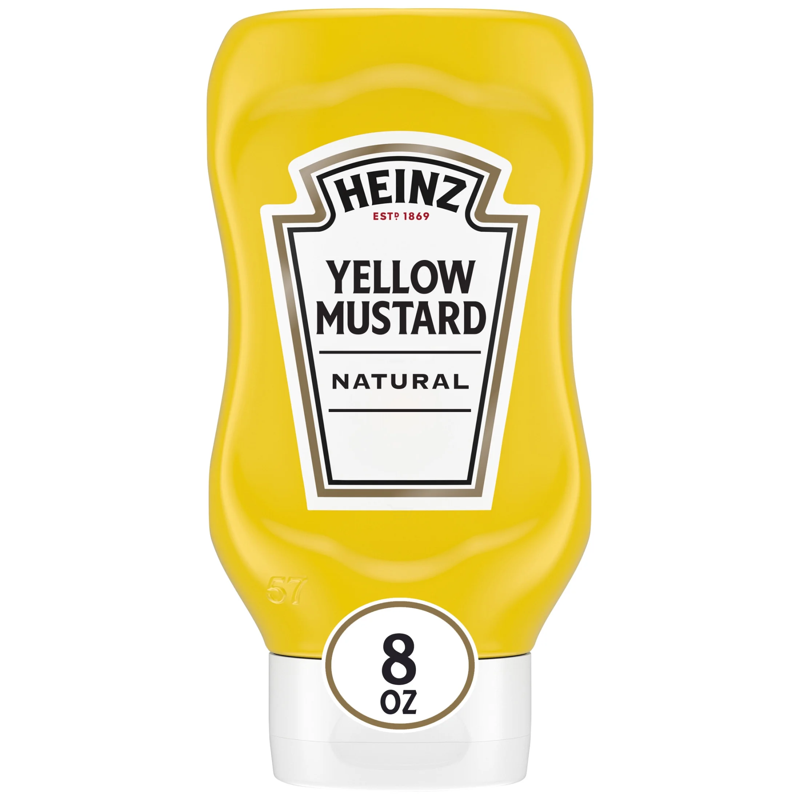 Heinz Yellow Mustard 8oz bottle