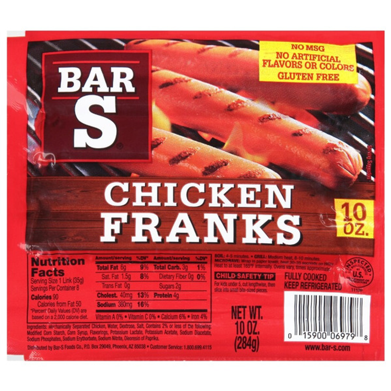 Bar-S Classic Franks 10oz