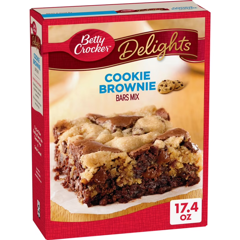 Betty Crocker Delights Cookie Brownie Bar Mix view 1