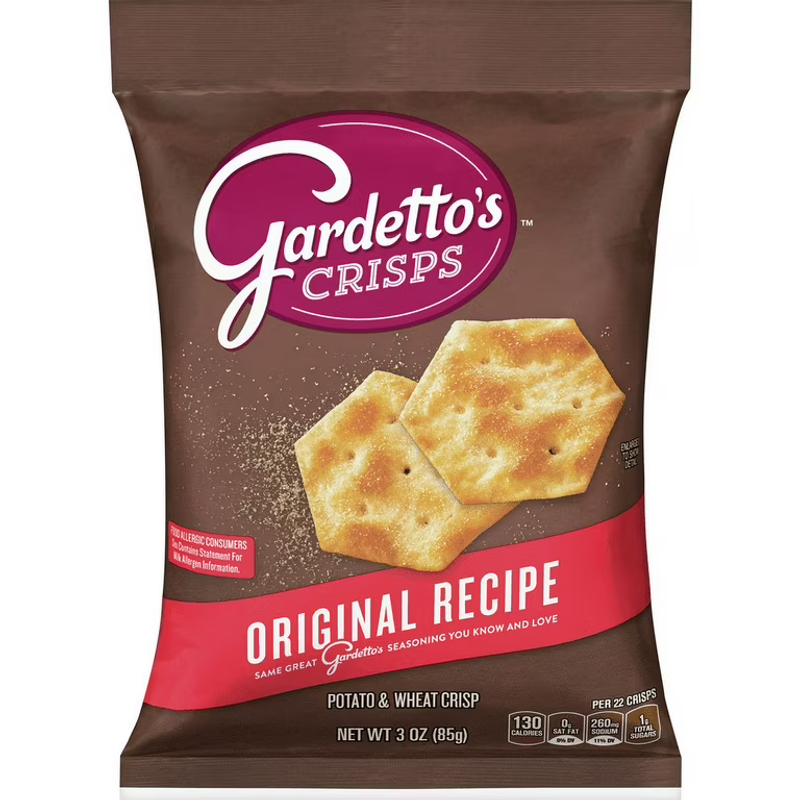 Gardetto's Original Recipe Potato & Wheat Crisps 3oz Bag