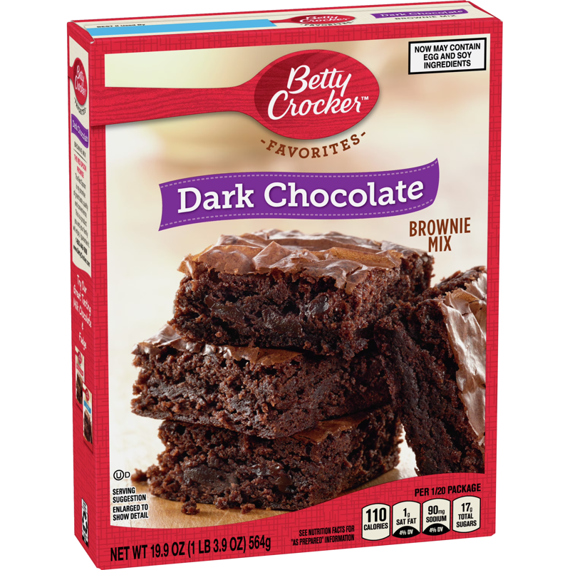 Betty Crocker Dark Chocolate Brownie Mix 19.9oz