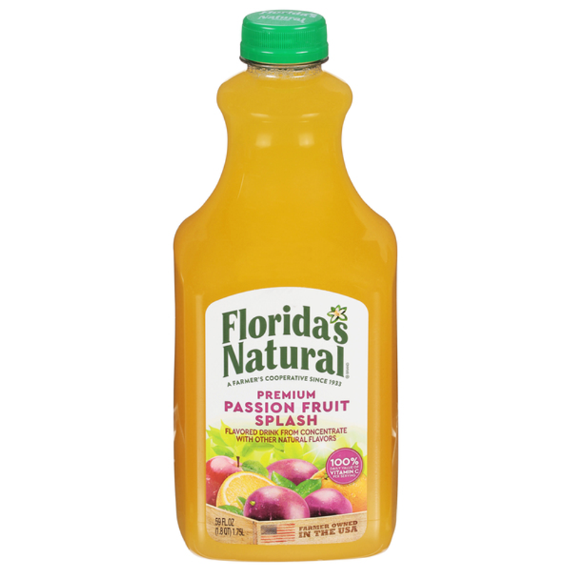 Florida's Natural Passion Fruit Splash Juice 59oz