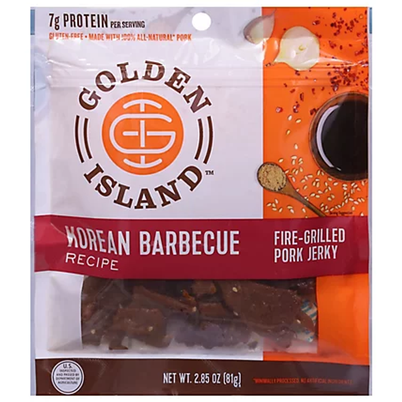 Golden Island Korean Barbecue Pork Jerky view 1