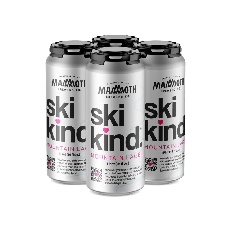 Mammoth Brewing Co. Ski Kind Mountain Lager 4 Pack 64oz