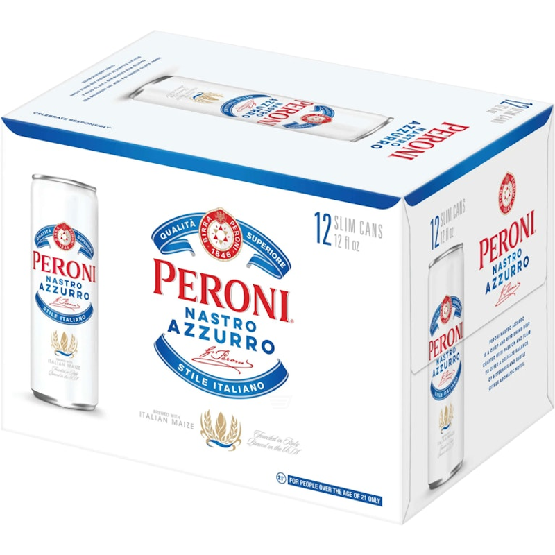 Peroni Nastro Azzurro 12-pack 12oz cans