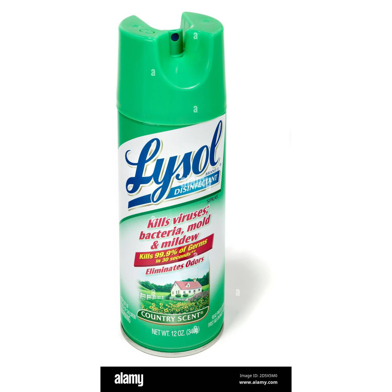 Lysol Disinfectant Spray Country Scent 12oz Can