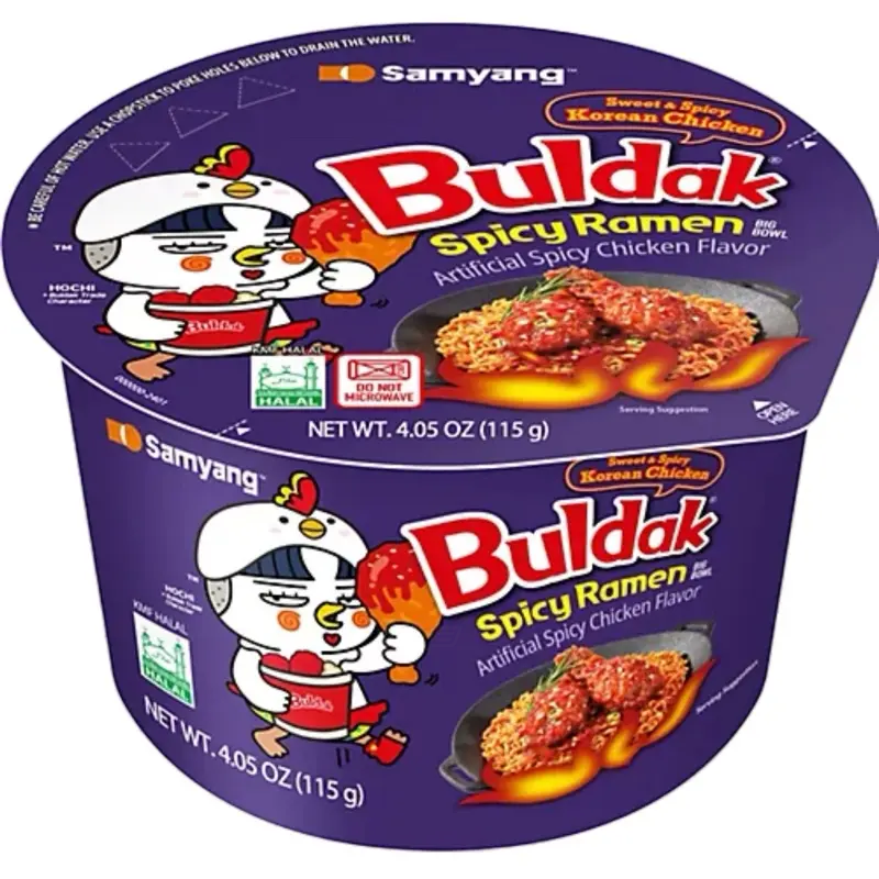 Samyang Buldak Hot Chicken Flavor Ramen Bowl view 1