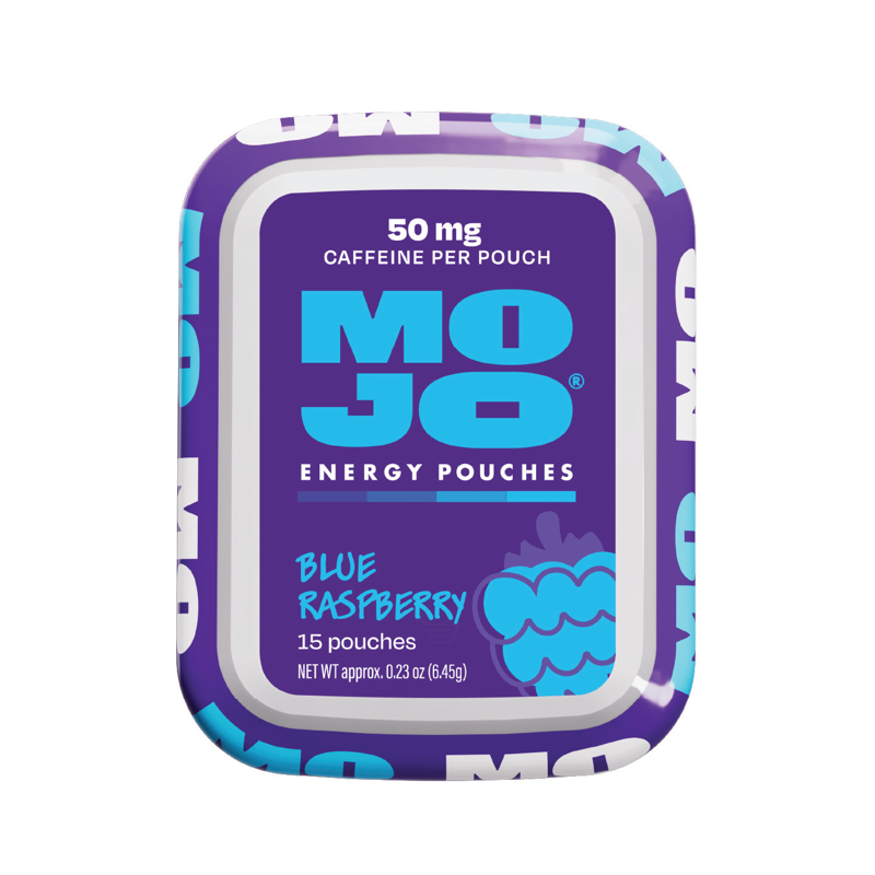 MOJO Energy Pouches Blue Raspberry 15 Pouches