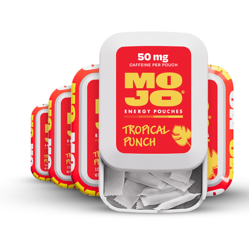 MOJO Energy Pouches Tropical Punch 15ct Box