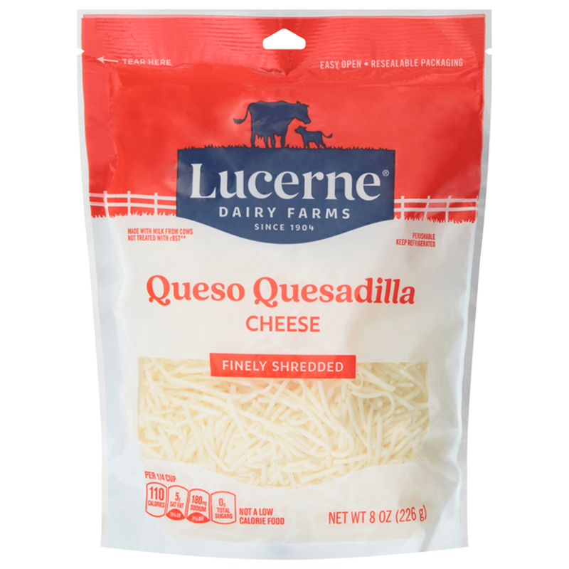 Lucerne Queso Shredded Cheese 8oz Bag