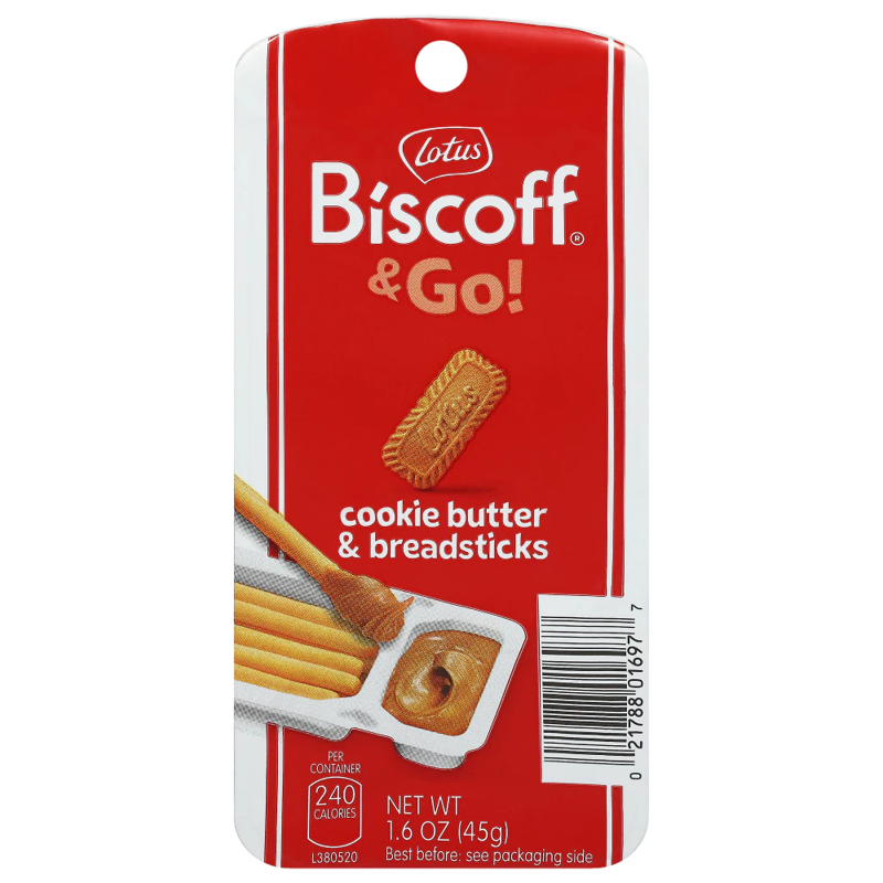 Lotus Biscoff & Go Cookie Butter and Breadsticks 1.6oz