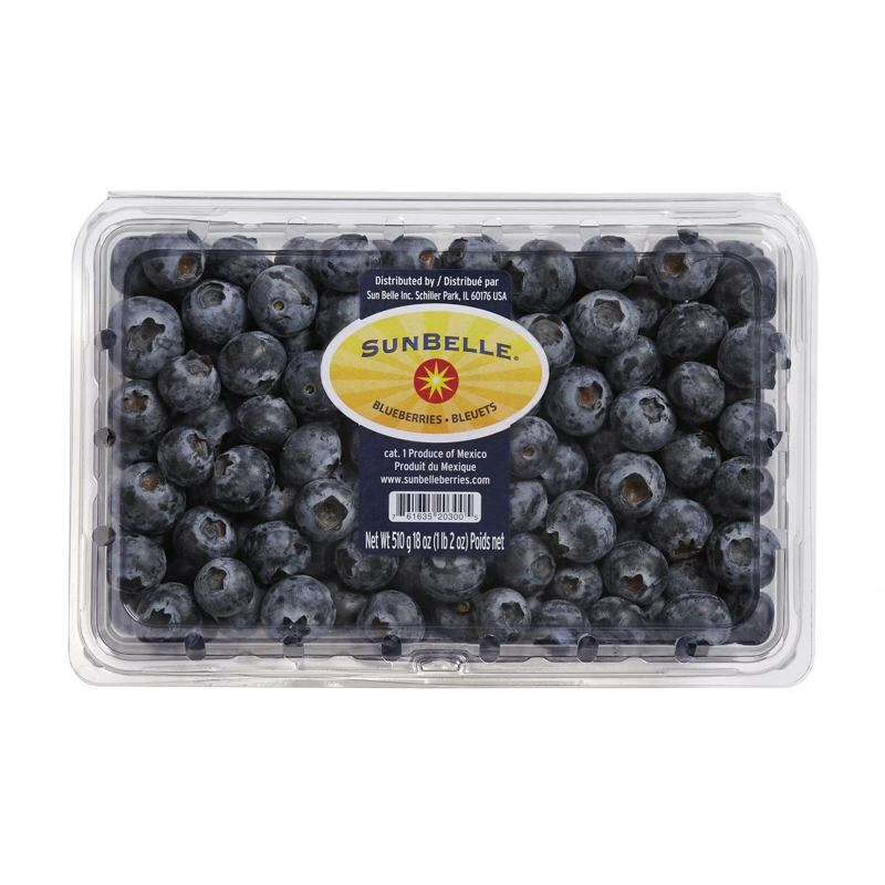 Fresh Blueberries view 1