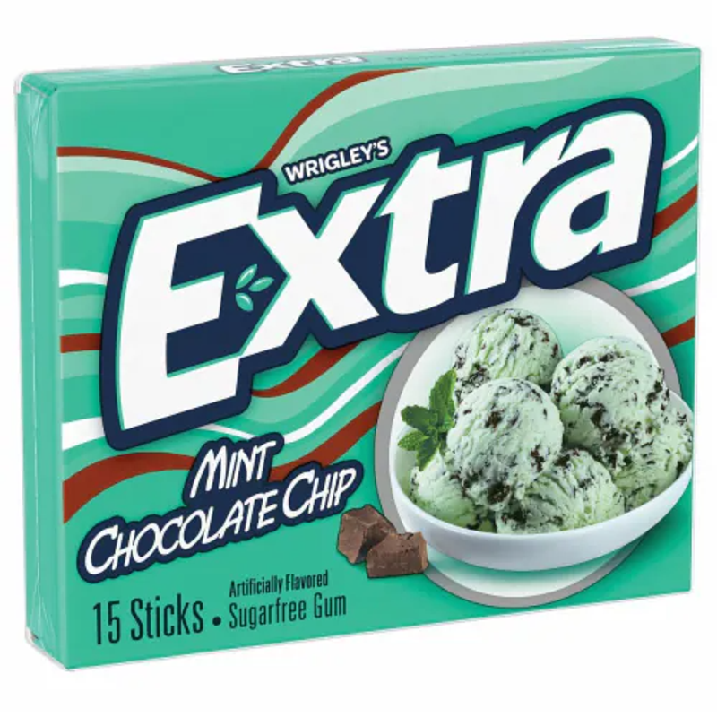Wrigley's Extra Dessert Delights Mint Chocolate Chip Gum view 1