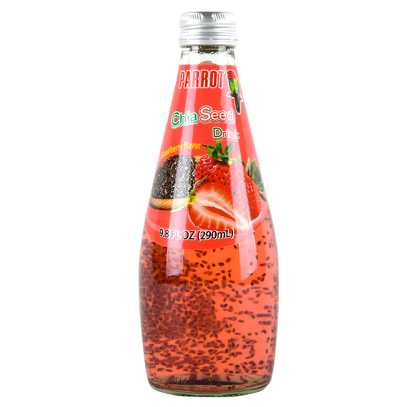 Parrot Chia Seed Strawberry Drink view 1