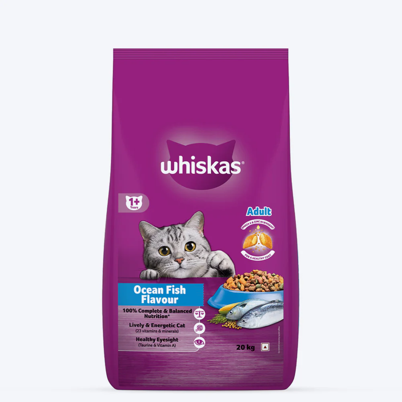 Whiskas Ocean Fish Flavour Adult Cat Dry Food view 1
