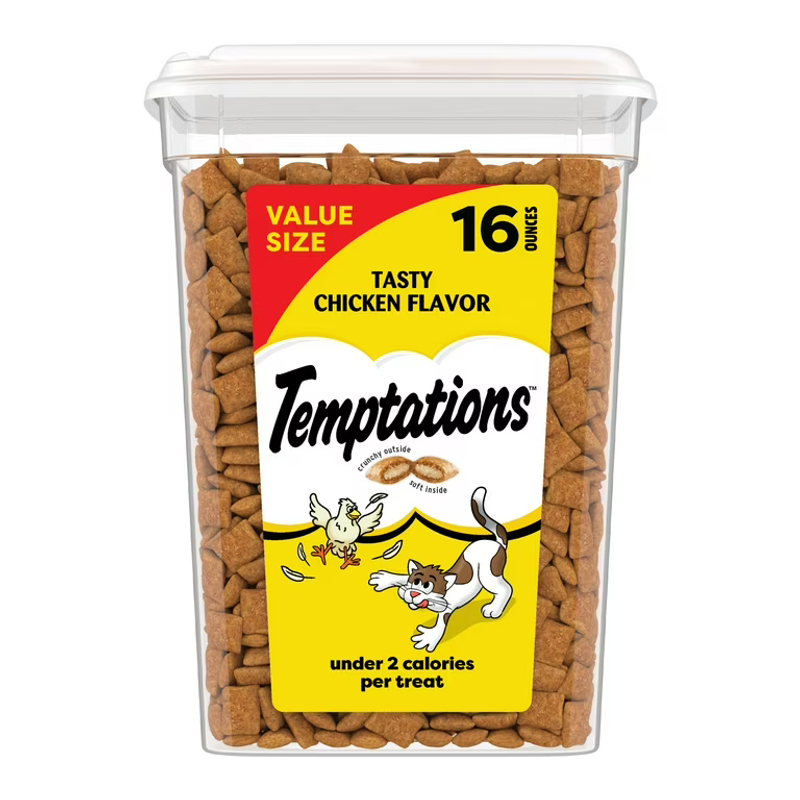 Temptations Tasty Chicken Cat Treats 16oz Jar