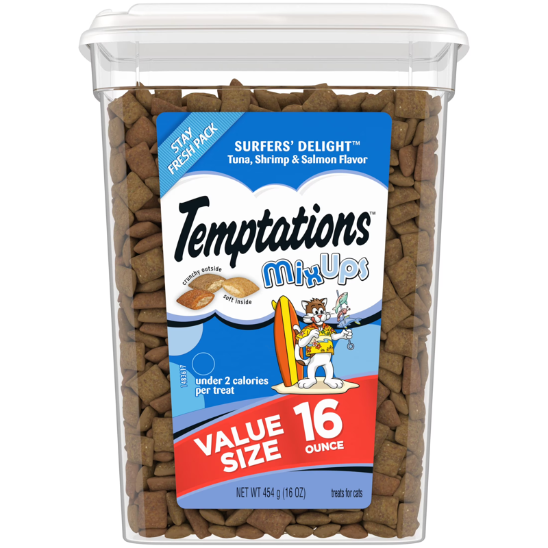 Temptations MixUps Surfers Delight Cat Treats 16oz