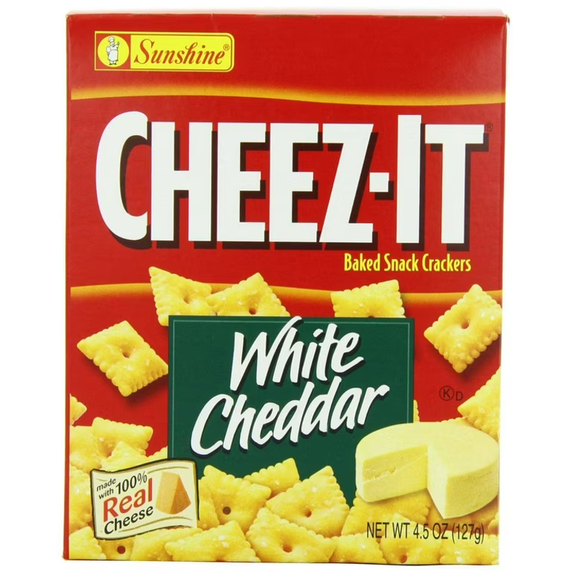 Cheez-It White Cheddar Baked Snack Crackers view 1