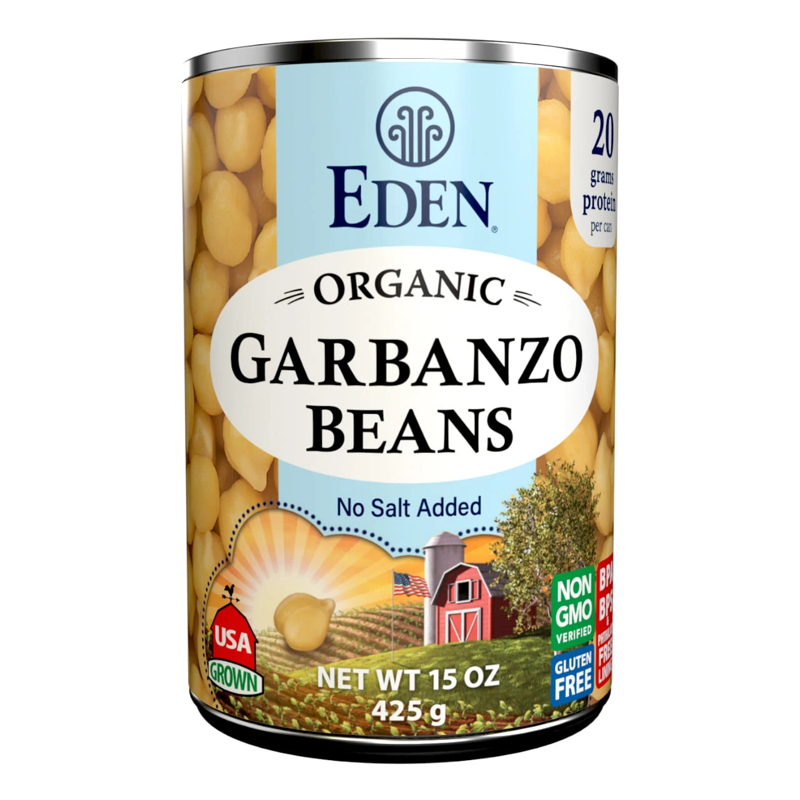 Eden Organic Garbanzo Beans 15oz Can