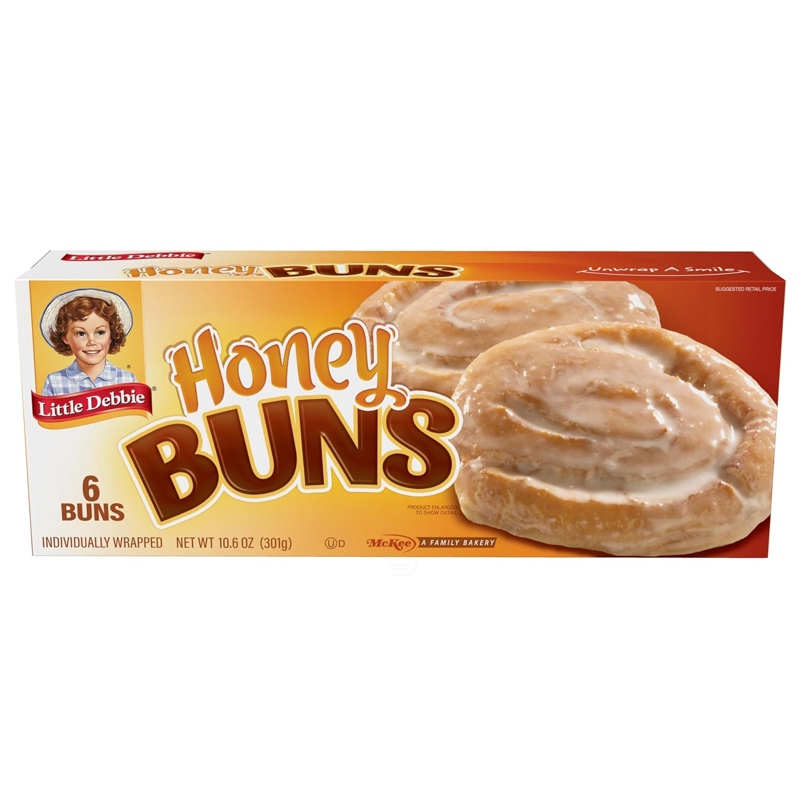 Little Debbie Honey Buns 6ct 10.6oz Boxs