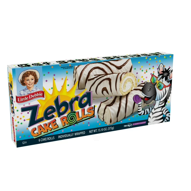 Little Debbie Zebra Cake Rolls 13.1 oz