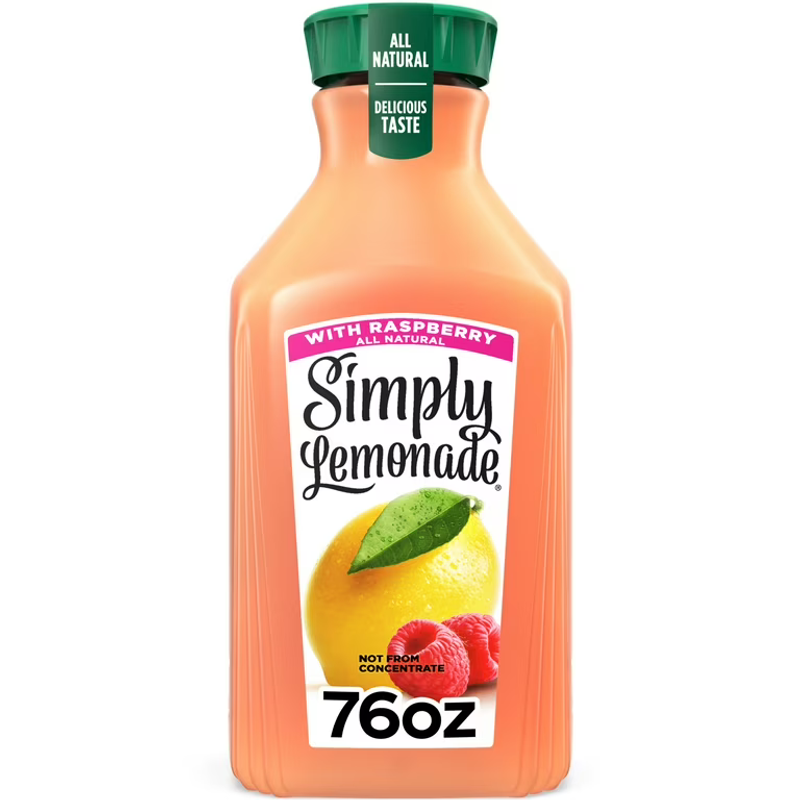 Simply Lemonade with Raspberry 76oz Bottle