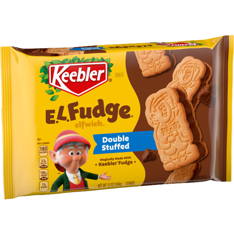 Keebler E.L. Fudge Double Stuffed Elfwich Cookies 12oz