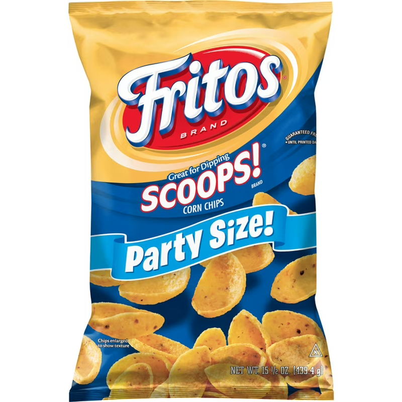 Fritos Scoops Corn Chips view 1
