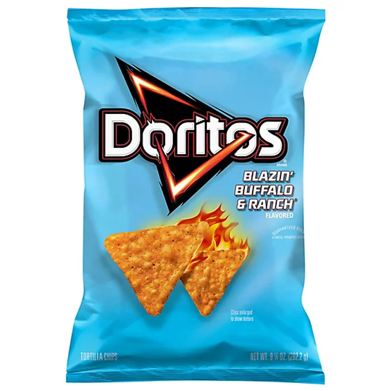 Doritos Blazin' Buffalo & Ranch Flavored Tortilla Chips view 1