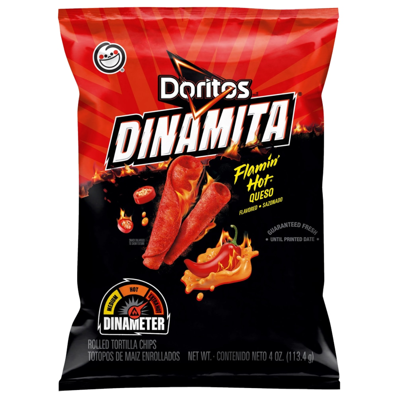 Doritos Dinamita Flamin' Hot Queso Rolled Tortilla Chips