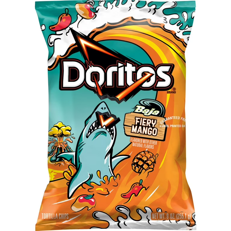 Doritos Fiery Mango Flavored Tortilla Chips view 1