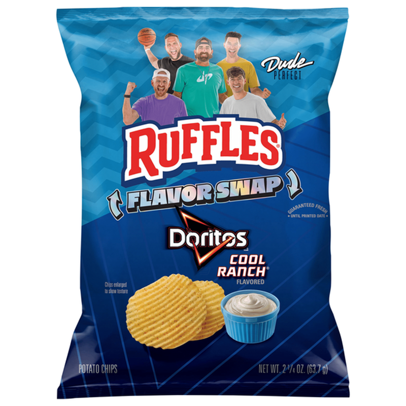 Ruffles Doritos Cool Ranch Flavored Potato Chips view 1