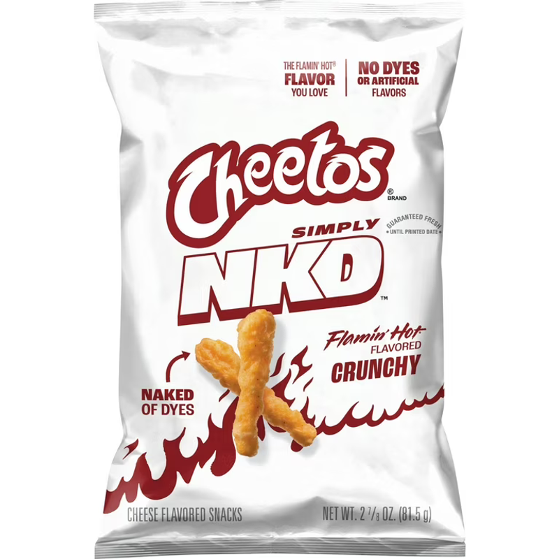 Cheetos Simply NKD Flamin' Hot Crunchy view 1