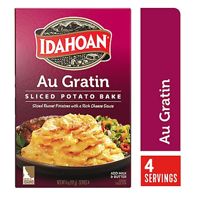 Idahoan Au Gratin Homestyle Casserole 4oz Box
