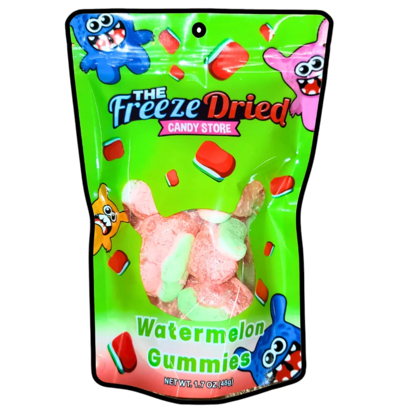 The Freeze Dried Candy Store Freeze Dried Watermelon Gummy 1.5oz Bag