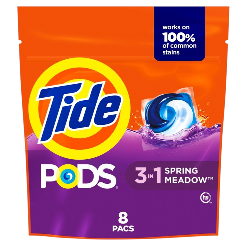 Tide PODS Spring Meadow laundry detergent view 1