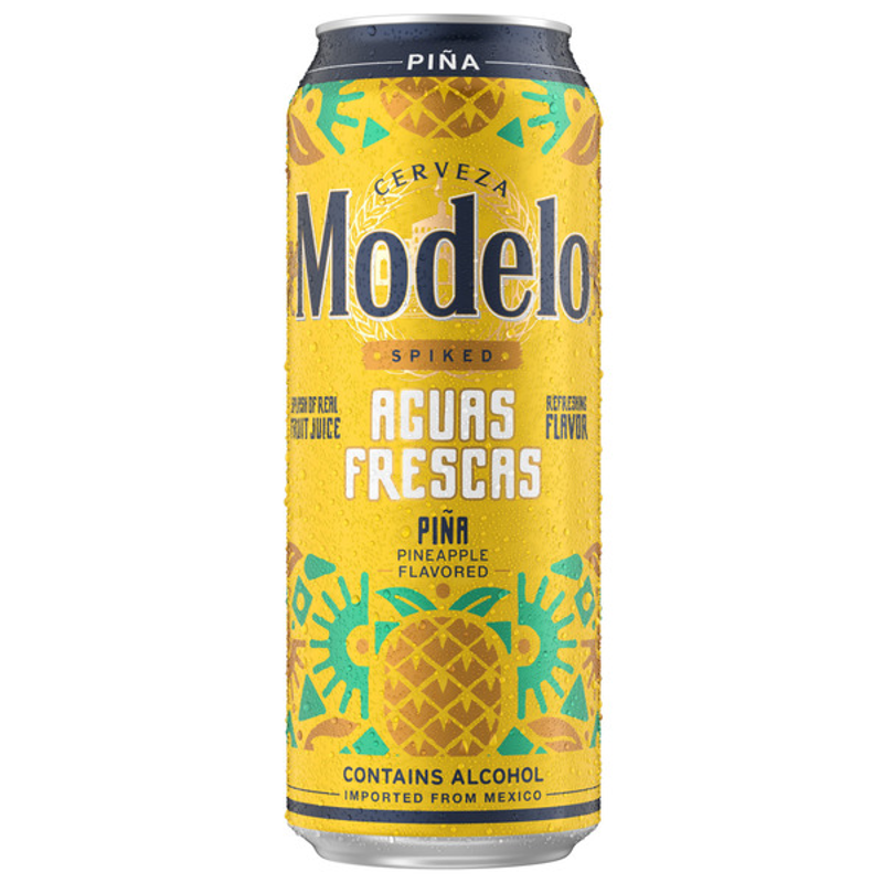 Modelo Spiked Aguas Frescas Piña 12oz can