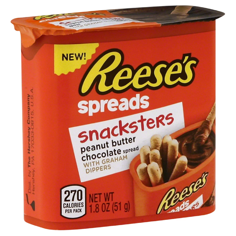 Reese's Snacksters Peanut Butter Chocolate Spread with Graham Dippers view 1