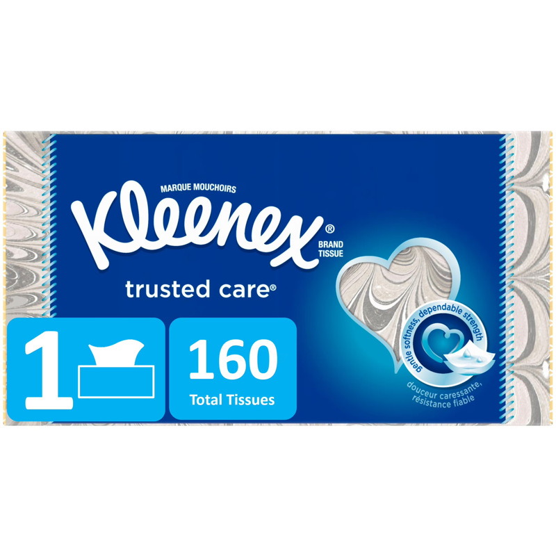 Kleenex Facial Tissues 160ct Box
