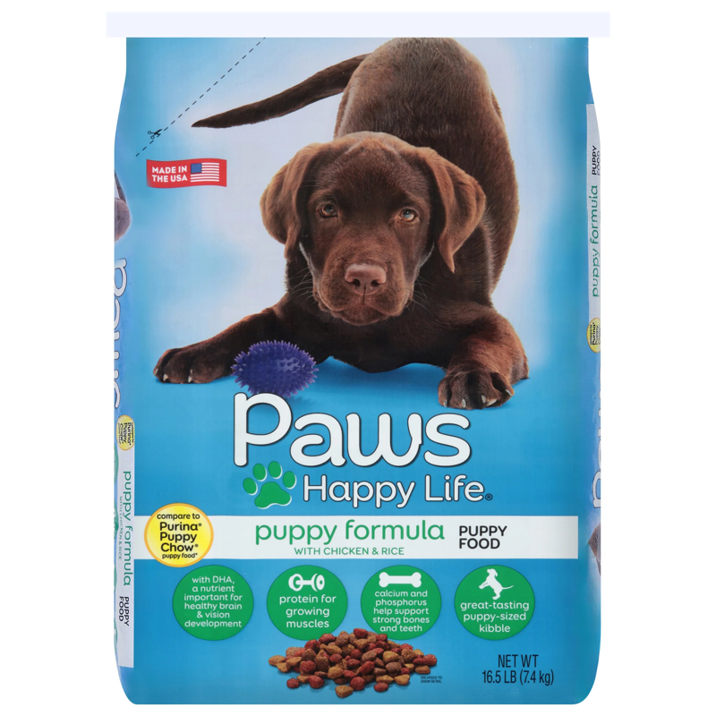 PAWS Happy Life Puppy Formula 4lb Bag