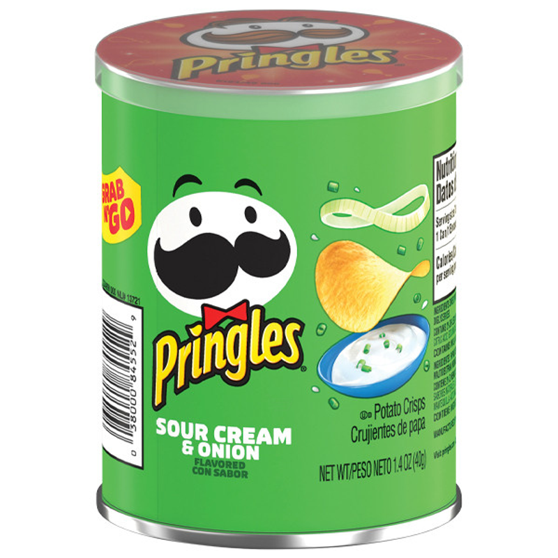 Pringles Sour Cream & Onion Chips view 1