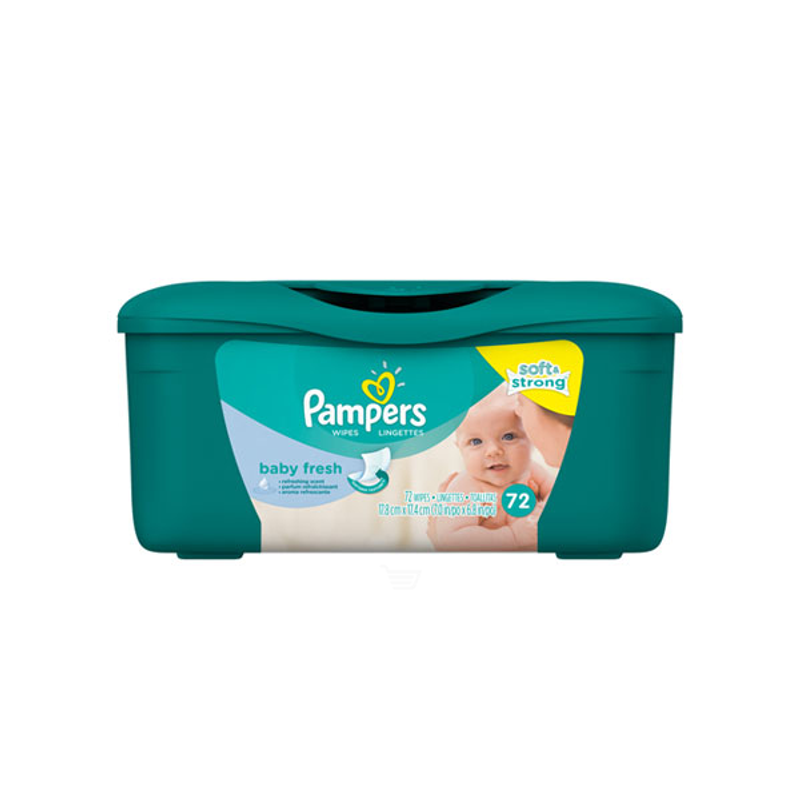 Pampers Baby Wipes Box view 1